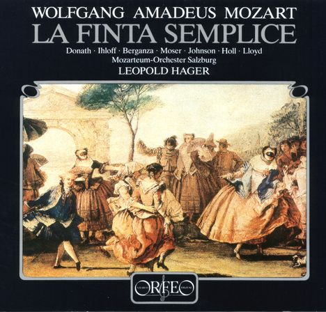 Wolfgang Amadeus Mozart (1756-1791): La Finta Semplice (120 g), 4 LPs