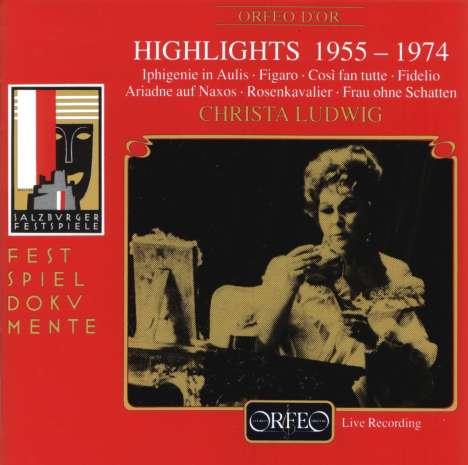 Christa Ludwig - Salzburger Highlights 55-74, CD