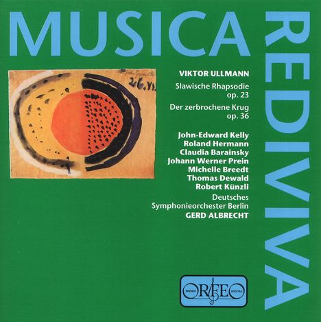 Viktor Ullmann (1898-1944): Der zerbrochene Krug op.36 (Oper nach Kleist), CD