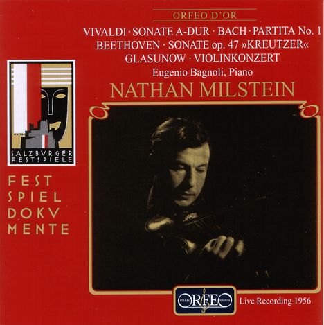 Nathan Milstein - Salzburger Festspiele 1956, CD