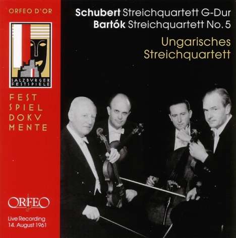 Franz Schubert (1797-1828): Streichquartett Nr.15, CD