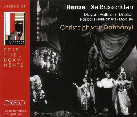 Hans Werner Henze (1926-2012): Die Bassariden, 2 CDs