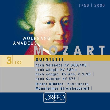 Wolfgang Amadeus Mozart (1756-1791): Kammermusik für Klarinette, CD