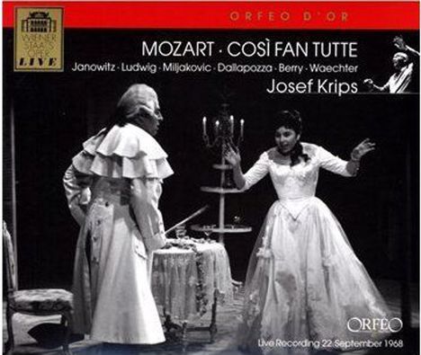 Wolfgang Amadeus Mozart (1756-1791): Cosi fan tutte, 2 CDs