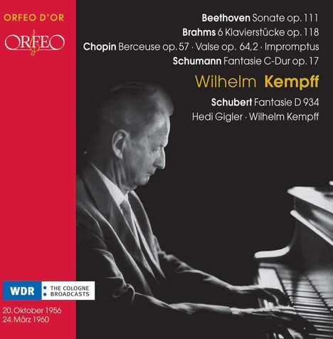 Wilhelm Kempff,Klavier, 2 CDs