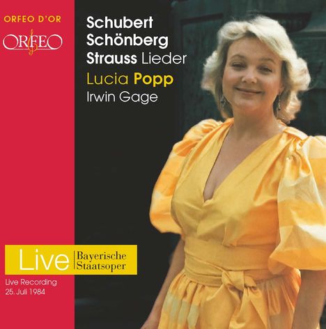 Lucia Popp singt Lieder, CD
