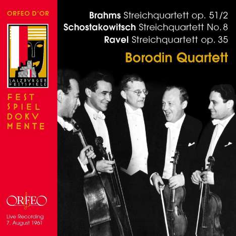 Borodin Quartet - Brahms / Schostakowitsch / Ravel, CD