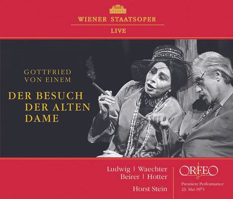 Gottfried von Einem (1918-1996): Der Besuch der alten Dame, 2 CDs