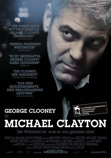 Michael Clayton (Blu-ray), Blu-ray Disc