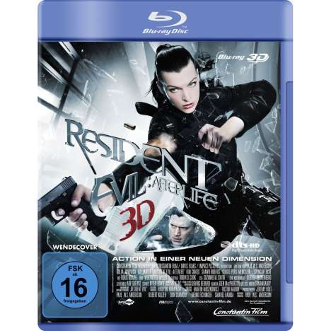 Resident Evil: Afterlife 3D (Blu-ray), Blu-ray Disc