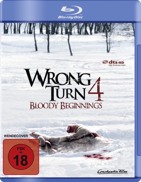 Wrong Turn 4 - Bloody Beginnings (Blu-ray), Blu-ray Disc