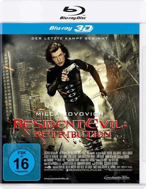 Resident Evil: Retribution (3D Blu-ray), Blu-ray Disc