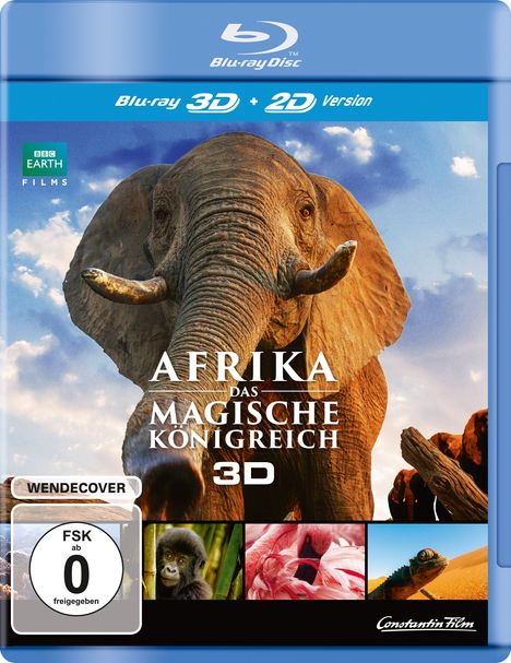 Afrika - Das magische Königreich (3D Blu-ray), Blu-ray Disc