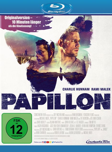 Papillon (2018) (Blu-ray), Blu-ray Disc