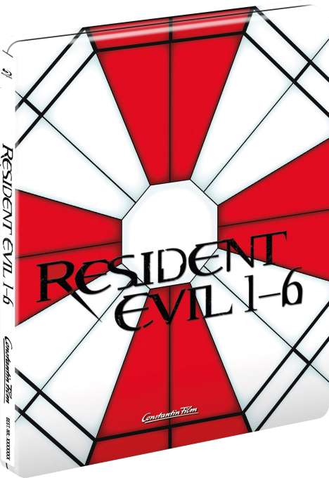 Resident Evil 1-6 (3D &amp; 2D Blu-ray im Steelbook), 6 Blu-ray Discs