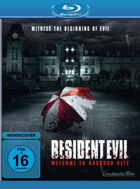 Resident Evil: Welcome to Raccoon City (Blu-ray), Blu-ray Disc