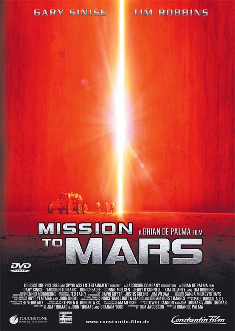 Mission To Mars, DVD