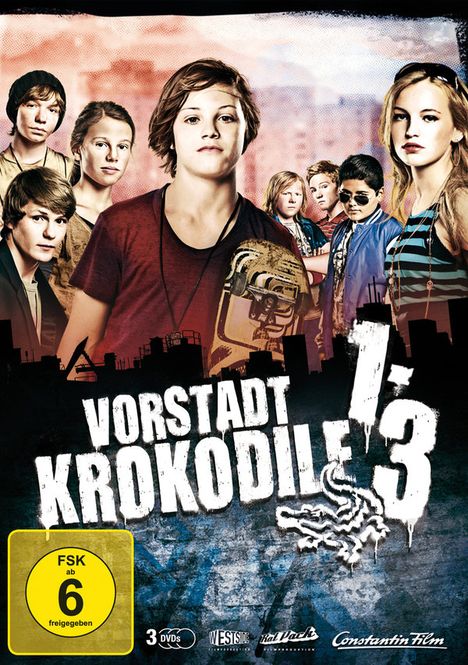 Vorstadtkrokodile 1-3, 3 DVDs