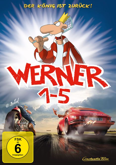 Werner 1-5 Königbox, 5 DVDs