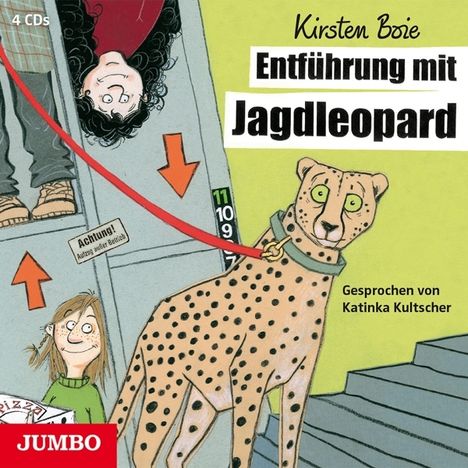 Kirsten Boie: Entführung mit Jagdleopard, 4 CDs