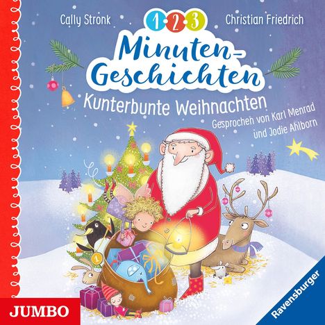 Ahlborn,Jodie/Menrad,Karl: 1-2-3 Minutengeschichten.Kunterbunte Weihnachten, 2 CDs