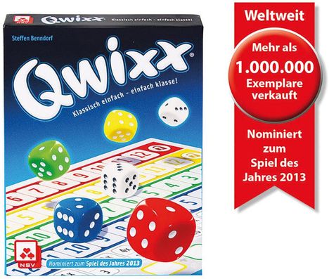 Steffen Benndorf: Qwixx, Spiele