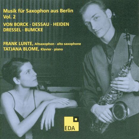 Frank Lunte - Musik für Saxophon aus Berlin Vol.2, CD