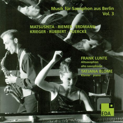 Frank Lunte - Musik für Saxophon aus Berlin Vol.3, CD