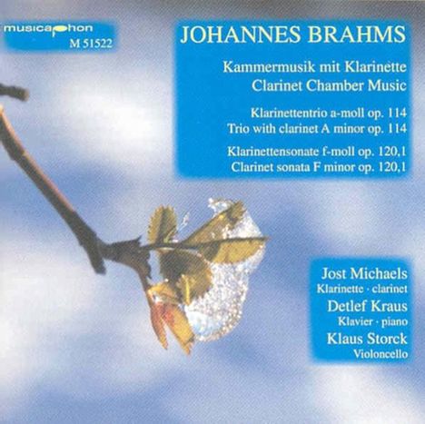 Johannes Brahms (1833-1897): Klarinettentrio op.114, CD