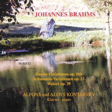 Johannes Brahms (1833-1897): Haydn-Variationen op.56b f.2 Klaviere, CD