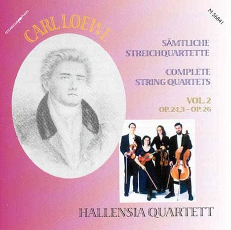 Carl Loewe (1796-1869): Sämtliche Streichquartette Vol.2, CD