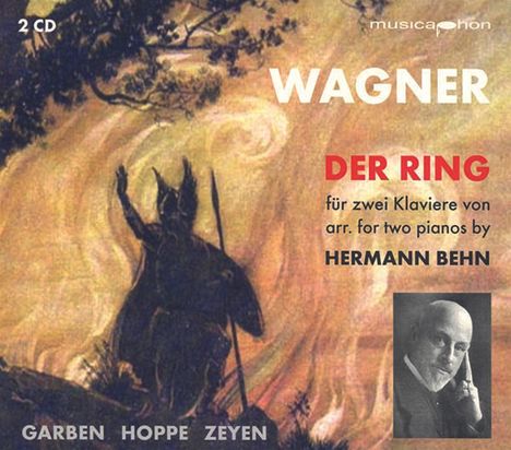 Richard Wagner (1813-1883): Der Ring des Nibelungen für 2 Klaviere, 2 CDs