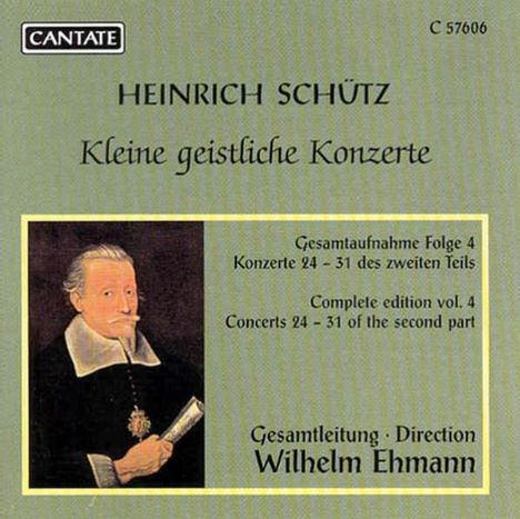Heinrich Schütz (1585-1672): Kleine geistliche Konzerte Vol.4, CD