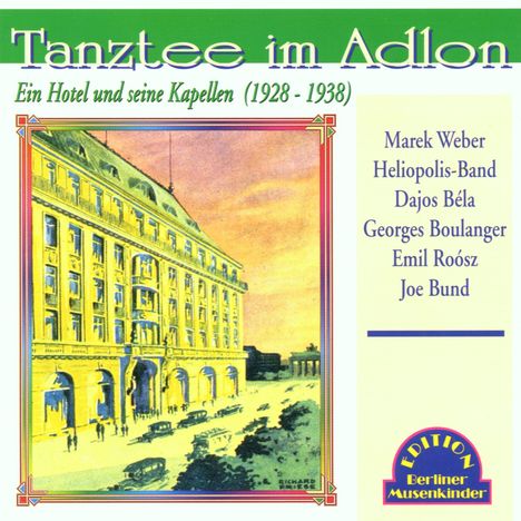 Tanztee im Adlon, CD