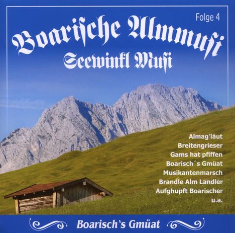 Boarische Almmusi: Boarisch's Gmüat, CD