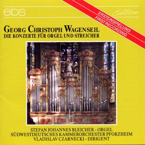 Georg Christoph Wagenseil (1715-1777): Orgelkonzerte Nr.1,2,4-6, CD