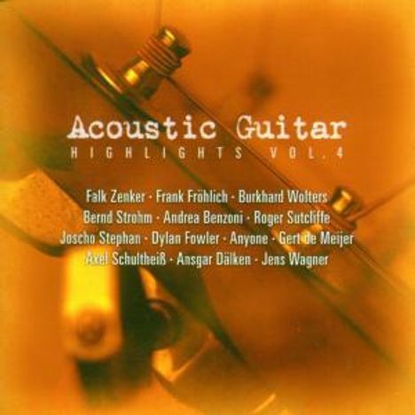 Acoustic Guitar Highlights Vol.4, CD