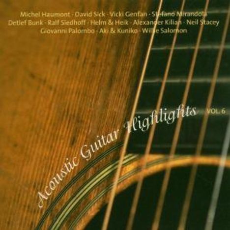 Acoustic Guitar Highlights Vol.6, CD