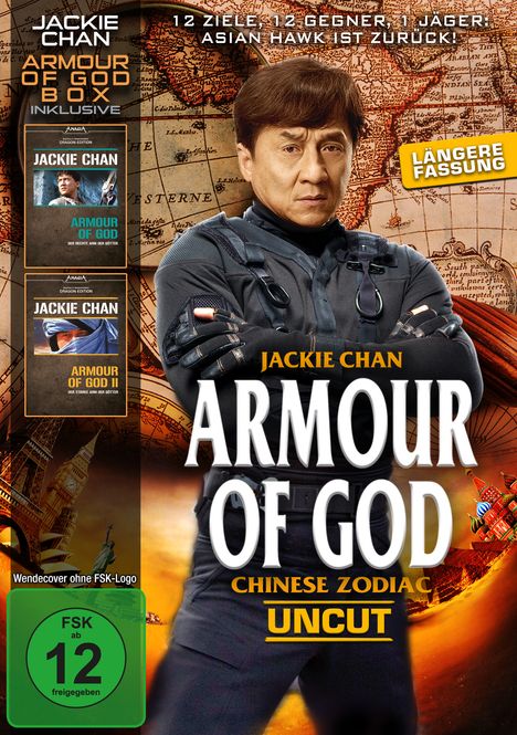 Jackie Chan: Armour of God Box, 3 DVDs