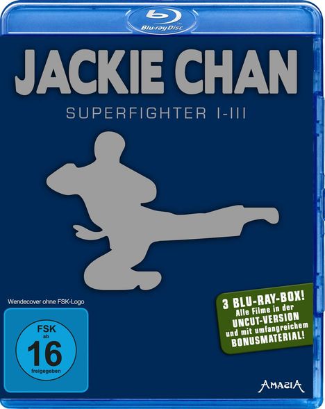 Jackie Chan: Superfighter 1-3 (Blu-ray), 3 Blu-ray Discs