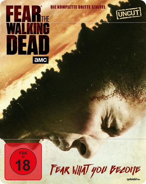 Fear the Walking Dead Staffel 3 (Blu-ray im Steelbook), 4 Blu-ray Discs