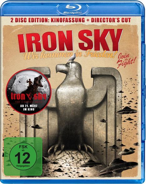 Iron Sky - Wir kommen in Frieden (Blu-ray), 2 Blu-ray Discs
