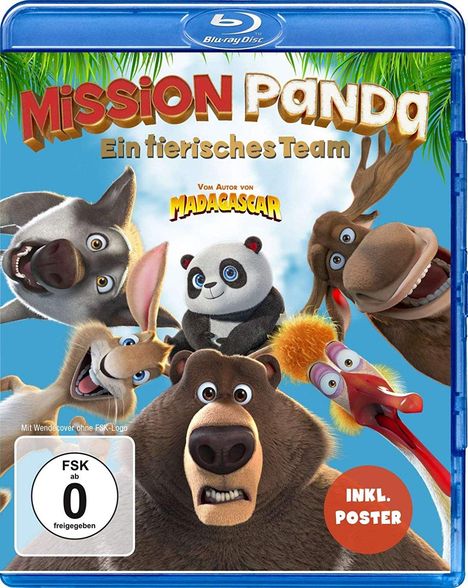 Mission Panda - Ein tierisches Team (Blu-ray), Blu-ray Disc