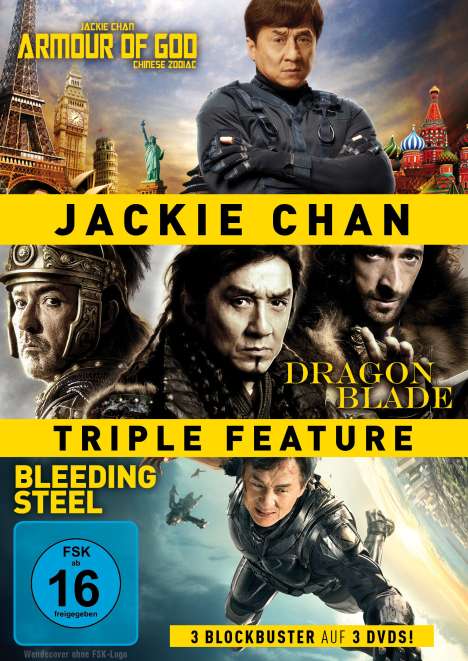 Jackie Chan Triple Feature, 3 DVDs