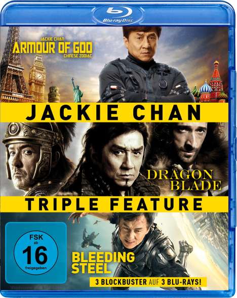 Jackie Chan Triple Feature (Blu-ray), 3 Blu-ray Discs