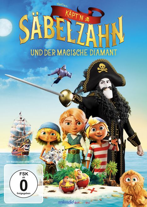 Käpt'n Säbelzahn und der magische Diamant, DVD