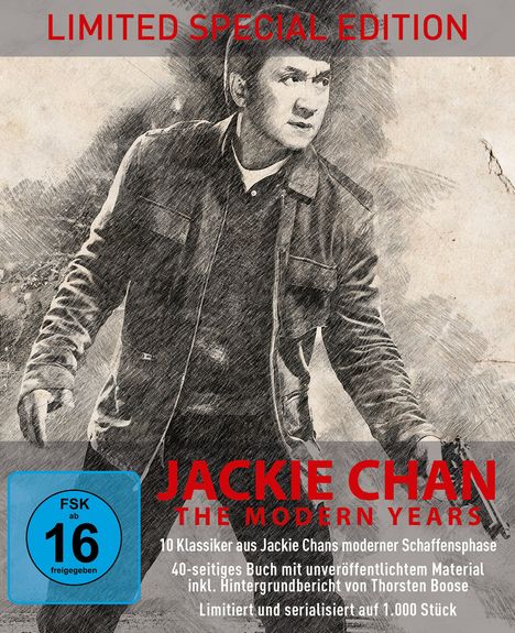 Jackie Chan - The Modern Years (Limited Special Edition) (Blu-ray im Digipak), 10 Blu-ray Discs