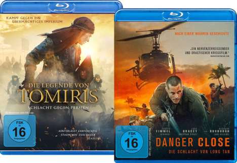 Die Legende von Tomiris / Danger Close (Blu-ray), 2 Blu-ray Discs