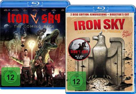 Iron Sky / Iron Sky: The Coming Race (Blu-ray), 2 Blu-ray Discs