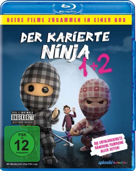 Der karierte Ninja 1 &amp; 2 (Blu-ray), 2 Blu-ray Discs